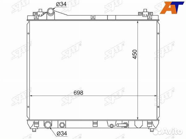 Радиатор suzuki escudo, suzuki grand vitara, suzuk