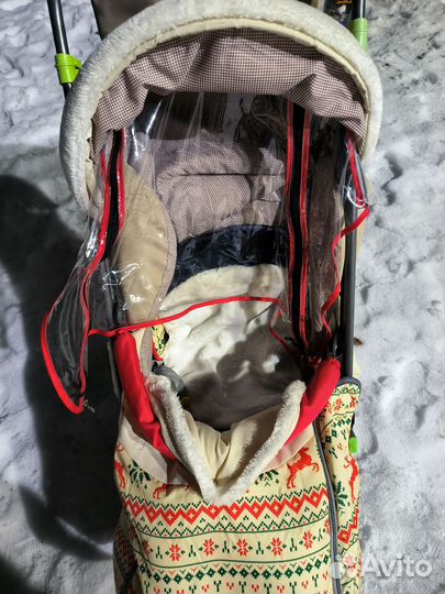 Санки-коляска