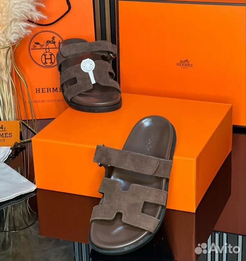 Шлепанцы hermes