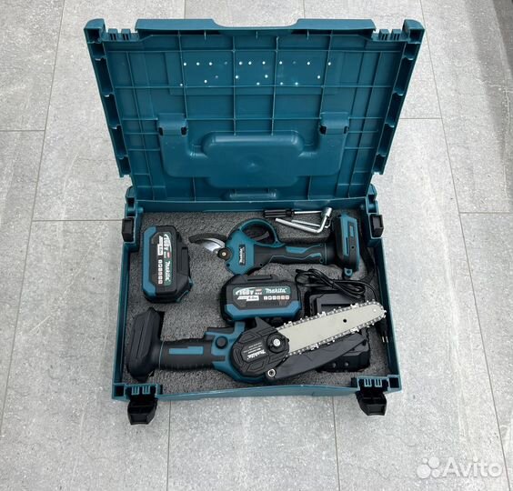 Набор Макита 2в1 секатор + цепная пила