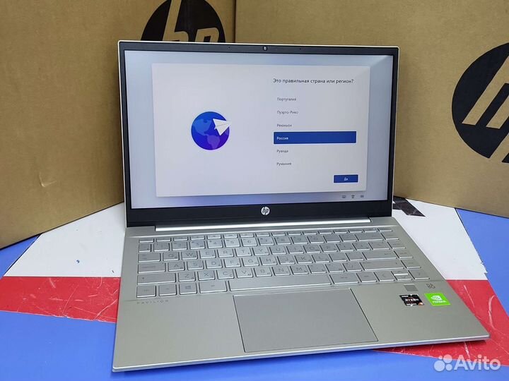 Ноутбук новый HP 14-ec0035ur