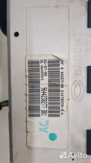 Дисплей компьютера Peugeot 406, 2003