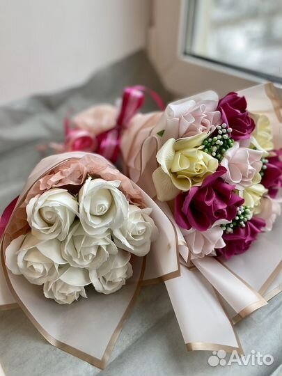 Букет из мыльных роз/Букет из роз