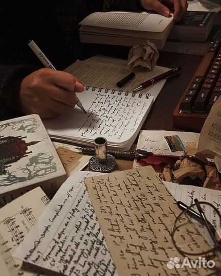 Написание рассказов, сочинений, статей, романов