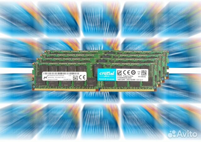 16GB / 32GB DDR4 ECC REG (2133/2400/2666/3200) Mhz