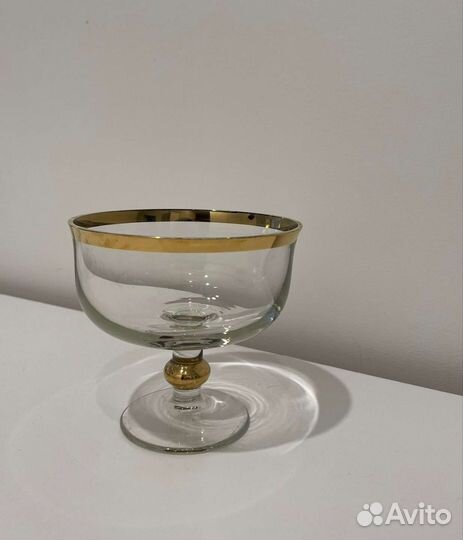 Ваза для фруктов на ножке СССР мальцов