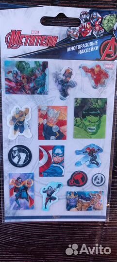 Мерч Марвел marvel стикеры значки
