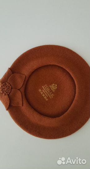 Берет Tonak Flora super 2 шерсть 100