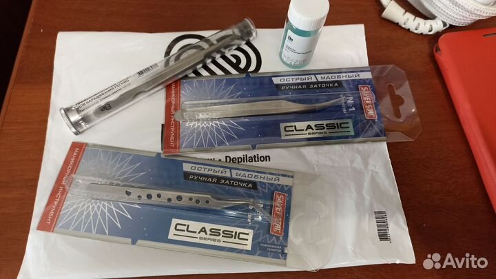 Пинцеты для наращивания ресниц