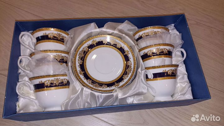 Новый подарочный набор сервиз чашка кружки брюдце