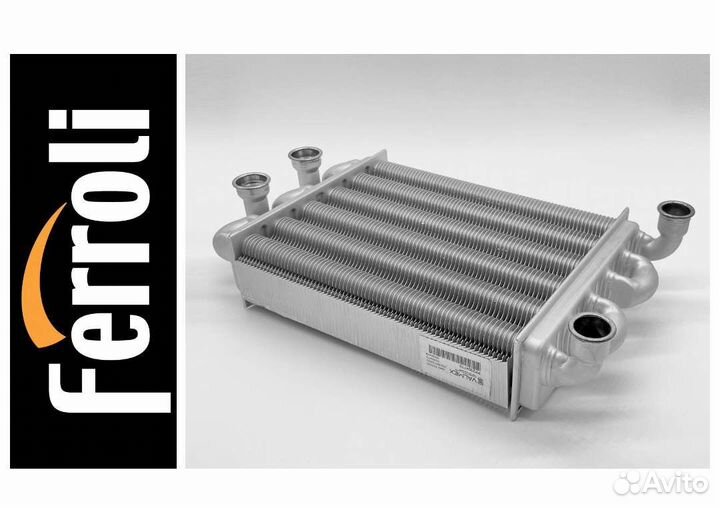 Ferroli Domiproject 24 теплообменник (39819540)