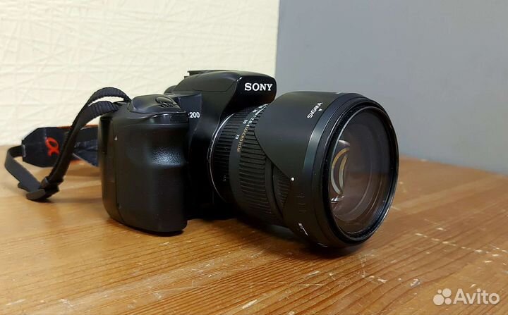 Зеркальный фото Sony Alpha 200 Japan+ 2 объектива