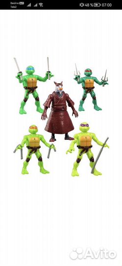 Игровой набор черепашки ниндзя (новый)