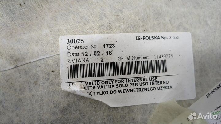 Обшивка потолка Audi A4 (B9), 2018