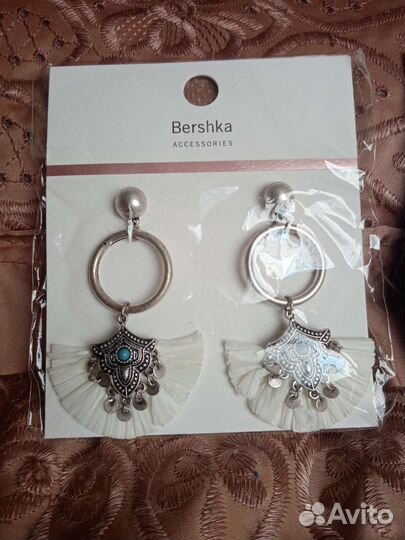 Серьги bershka
