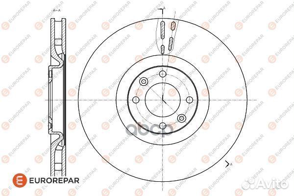 Диск тормозной citroen DS4 11, DS5 11, peugeo