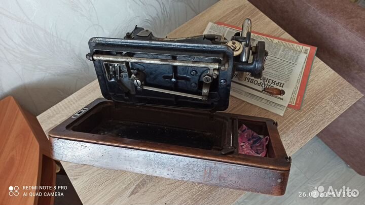 Швейная машина зингер 1898г