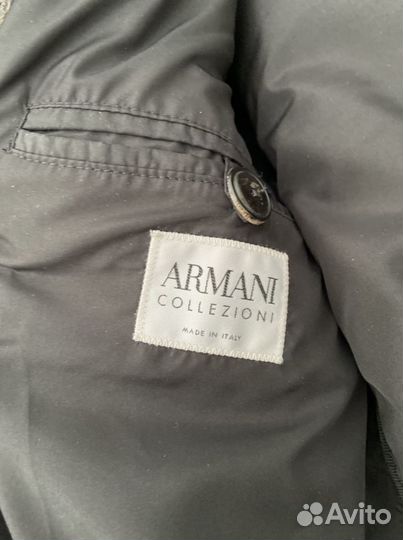 Полупальто мужское Armani collezioni размер 50