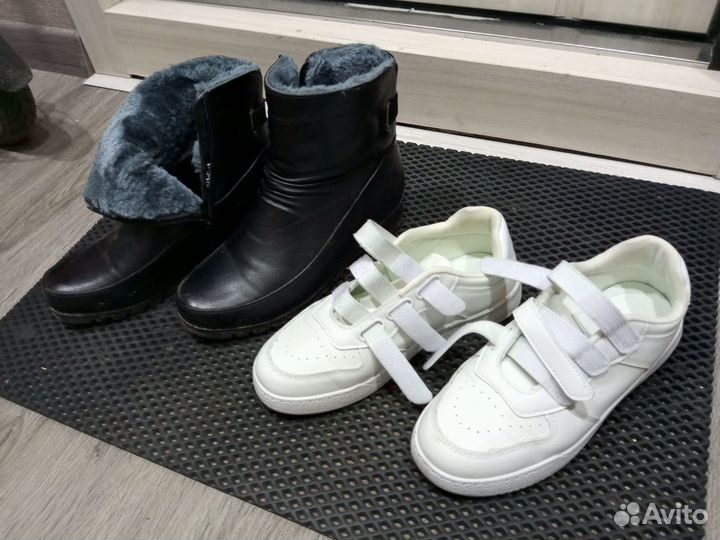 Женские ботинки зимние и кроссовки новые