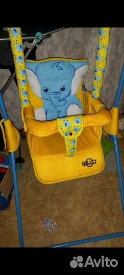 Детская качель напольная