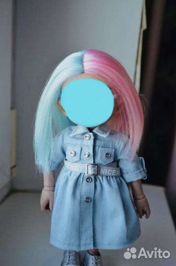 Парик для куклы бжд