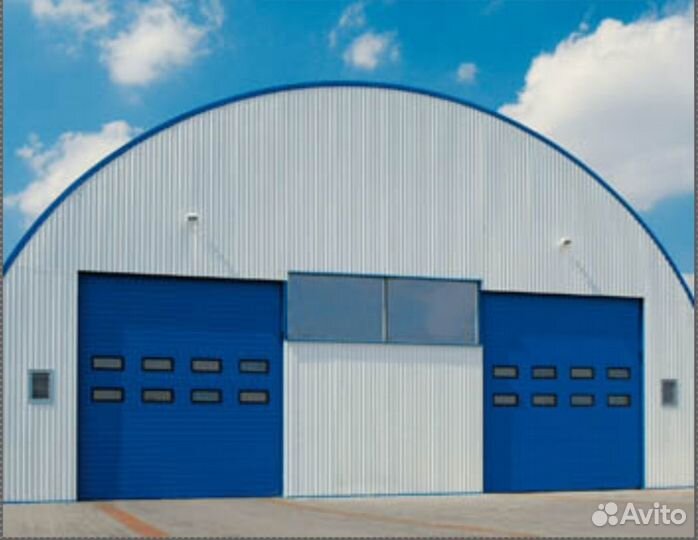 Ангар арочный бескаркасный