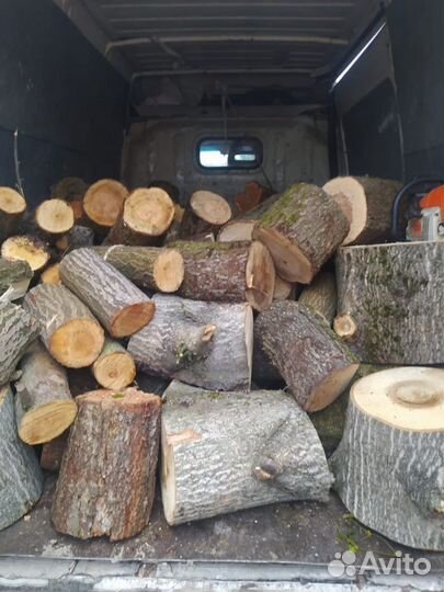 Дрова колотые и пеньками