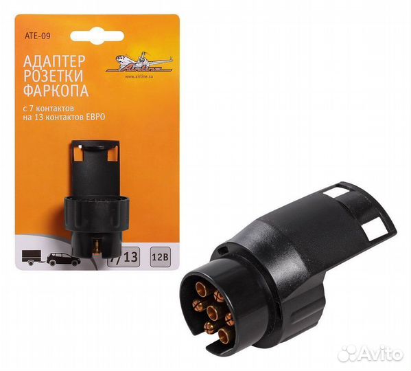 Адаптер розетки фаркопа с 7 на 13 контактов
