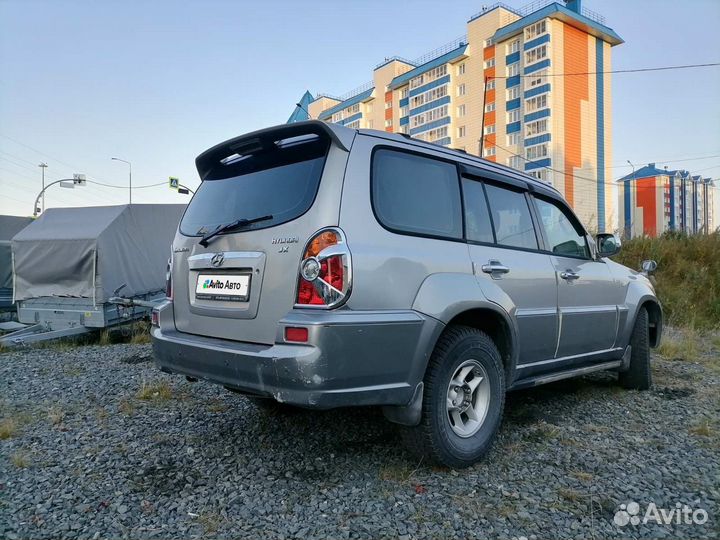 Hyundai Terracan 2.5 AT, 2001, 210 000 км