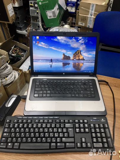 Ноутбук HP для работы и учебы, диагональ 15.6