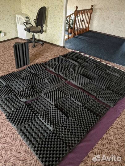 Складная акустическая ширма для звукозаписи