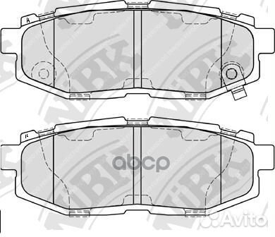 Колодки тормозные дисковые PN7803 NiBK
