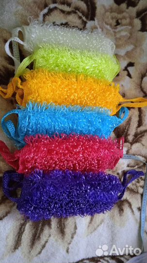 Мочалка ручной работы