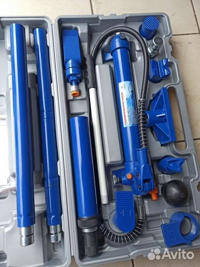 Набор гидравл.растяжек 10т пластик.кейс