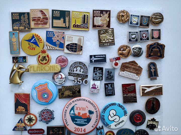 Значки кпсс, Прибалтика тяжёлые), иностран