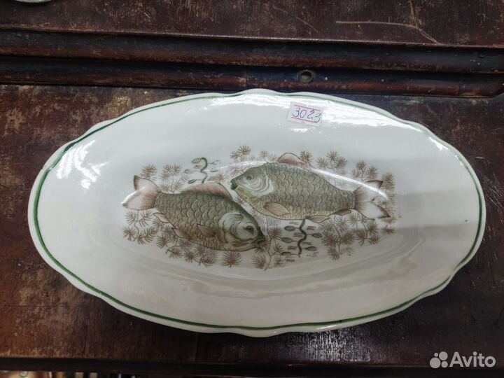 Блюдо Хайтинский фарфоровый завод фхз