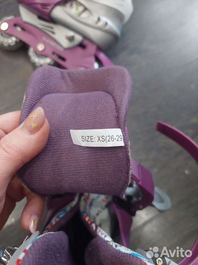 Роликовые коньки детские раздвижные