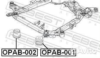 Сайлентблок opab-001 opab-001 Febest