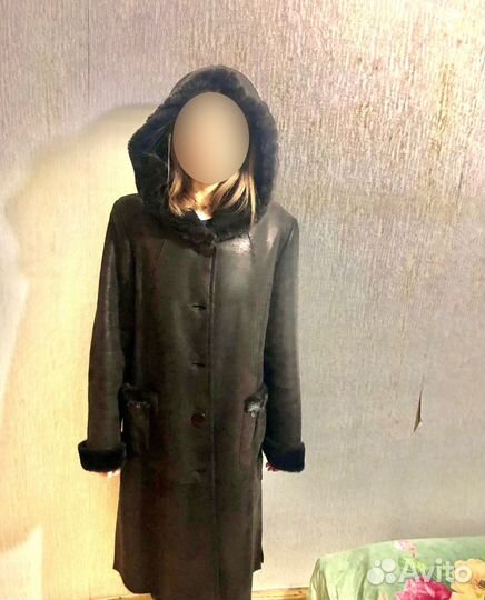 Дубленка женская 52