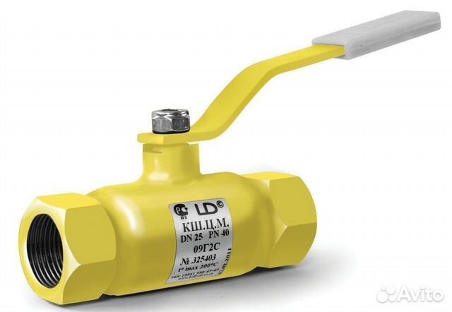 Кран стальной шаровый полнопроходной