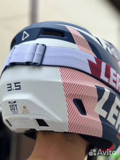 Мотошлем эндуро с маской Leatt 3.5