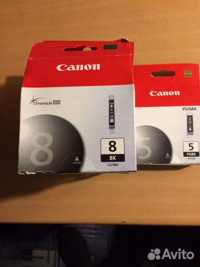 Катриджи для принтера canon