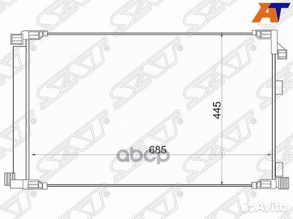 Радиатор кондиционера lexus NX200/300H 14- 8arfts