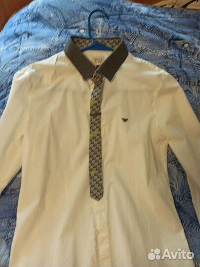 Рубашка школьная 164 175 для мальчика