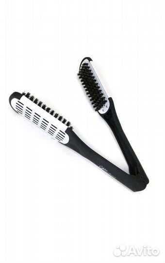 Двойная щетка для выпрямления волос