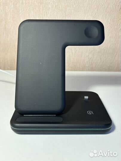 Беспроводная зарядная док станция 3в1, 15 вт