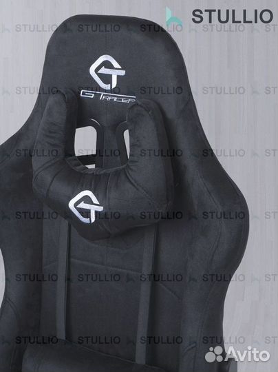 Компьютерное игровое кресло геймерское с массажем
