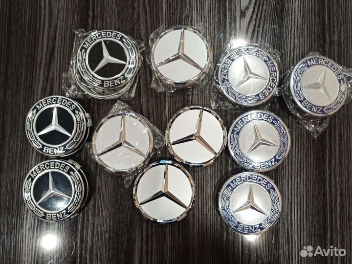 Колпачки на литые диски mercedes