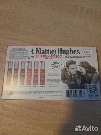 Набор матовых помад the Balm