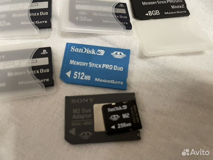 Карта памяти sony Memory stick pro duo m2